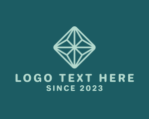 Gem - Diamond Modern Window logo design