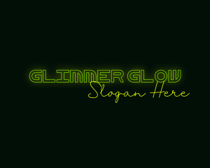 Neon Sign Glow logo design