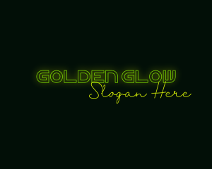 Neon Sign Glow logo design