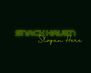 Neon Sign Glow logo design