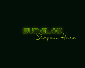 Neon Sign Glow logo design