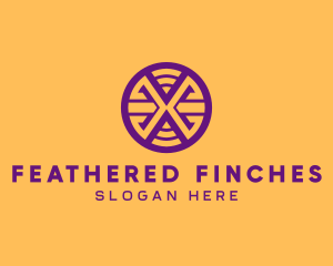 Fintech Circle Letter X  logo design