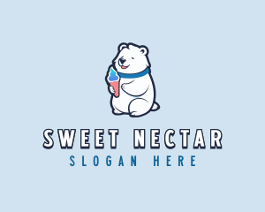 Bear Sundae Gelato logo design