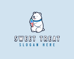 Sundae - Bear Sundae Gelato logo design