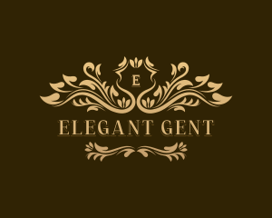 Elegant Floral Wedding logo design