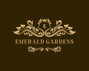 Elegant Floral Wedding logo design