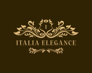 Elegant Floral Wedding logo design