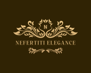 Elegant Floral Wedding logo design