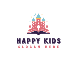 Childcare Kindergarten Kids logo design