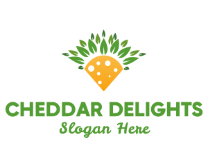 Cheddar - Organic Dairy Cheese logo design