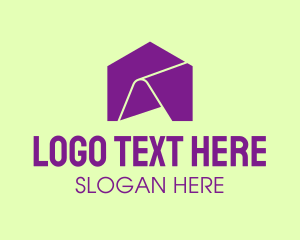 Subdivision - Folder House Property logo design