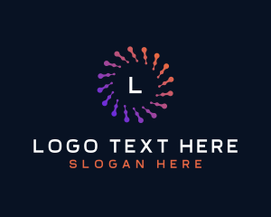 Abstract - Technology Artificial Intelligence Software logo design
