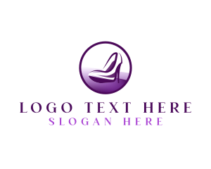 High Heels - Elegant Heels Footwear logo design