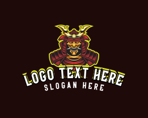 Shogun - Samurai Warrior Gamer logo design