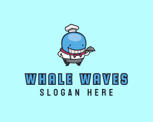 Whale Chef Dining logo design