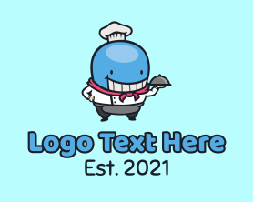 Mascot - Whale Chef Mascot logo design