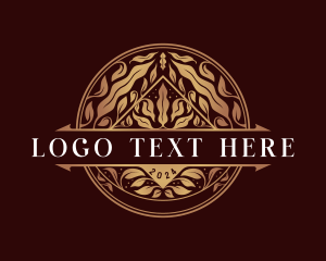 Luxe - Ornamental Boutique Crest logo design