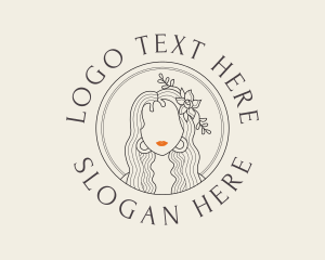 Latina - Beauty Nature Woman logo design