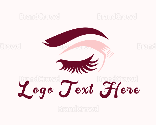 Eyelash Extension Beauty Salon Logo