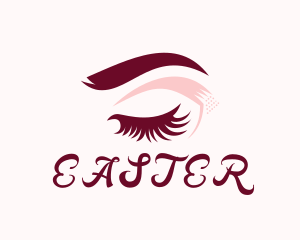 Eyelashes - Eyelash Extension Beauty Salon logo design