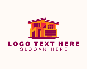 Contractor - Construction House Architecture logo design