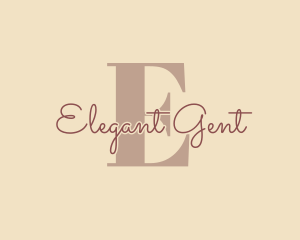 Elegant Feminine Salon logo design