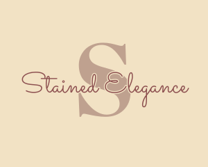 Elegant Feminine Salon logo design