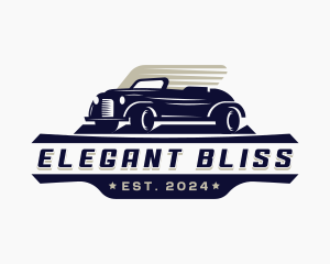 Retro Car Garage Logo