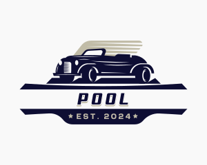 Retro Car Garage Logo