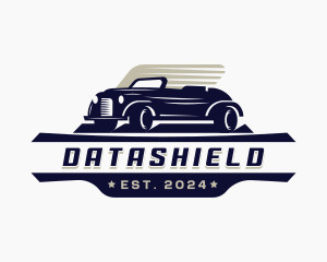 Retro Car Garage Logo