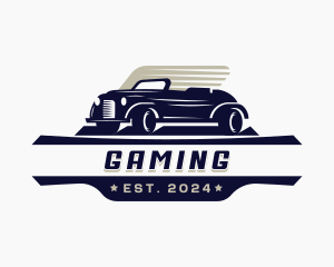 Retro Car Garage Logo