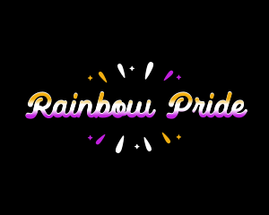 Gay - Nonbinary Pride Parade logo design