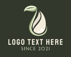 Milk - Organic Essence Oil logo design