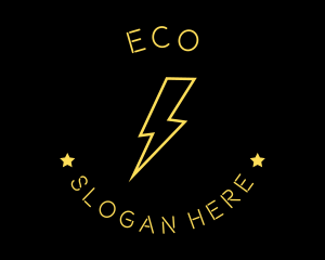 Electric Lightning Fast logo design