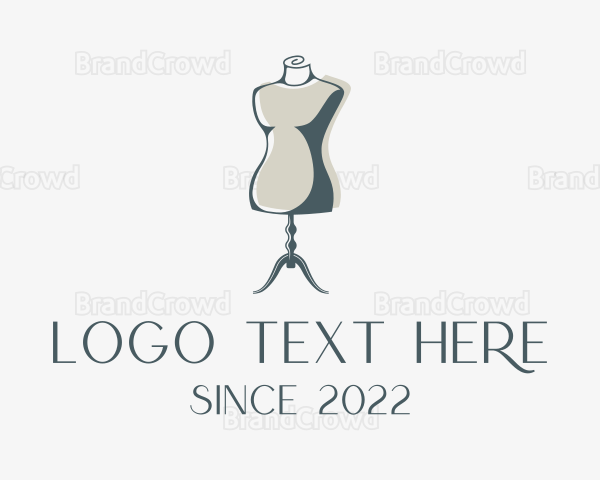 Fashion Mannequin Tailoring Logo