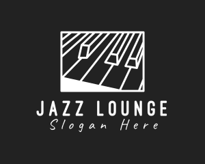 Jazz - Piano Music Keys logo design