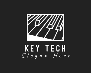 Keyboard - Piano Music Keys logo design