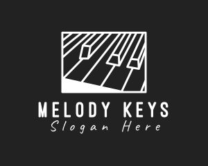 Piano - Piano Music Keys logo design