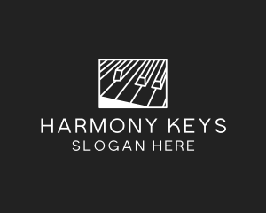 Piano - Piano Music Keys logo design