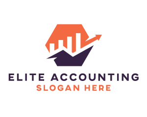 Accountant Financial Growth logo design