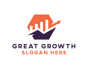 Accountant Financial Growth logo design