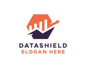 Data - Accountant Financial Growth logo design