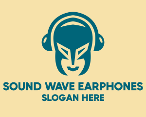 Earphones - Super Hero Headphones logo design