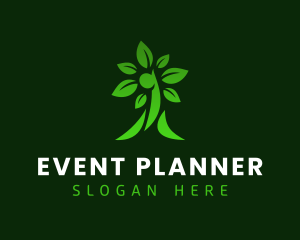 Exercise - Green Human Tree Plant logo design