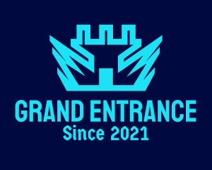 Entrance - Medieval Gaming Castle logo design