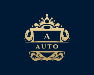Luxury Crown Ornament Shield Logo