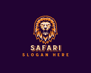 Lion King Safari logo design