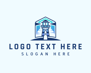 Coastal - Lighthouse Coastal Port logo design