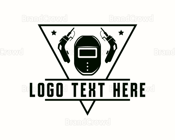 Welding Hood Industrial Metalwork Logo