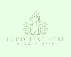 Nude - Elegant Feminine Wellness logo design